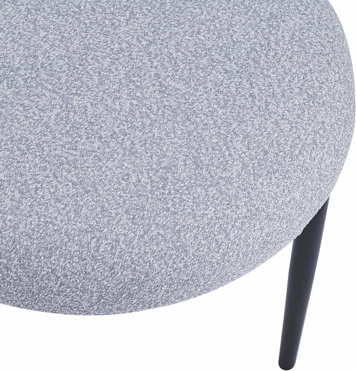 image:imageChristopher Knight Home Modern Dining ChairUpholstered Accent Chair for Dining RoomFabric Armchairs with Iron Legs Set of 2 Light GrayLight Gray