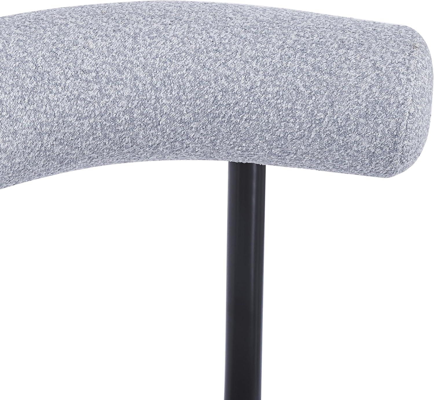 image:imageChristopher Knight Home Modern Dining ChairUpholstered Accent Chair for Dining RoomFabric Armchairs with Iron Legs Set of 2 Light GrayLight Gray