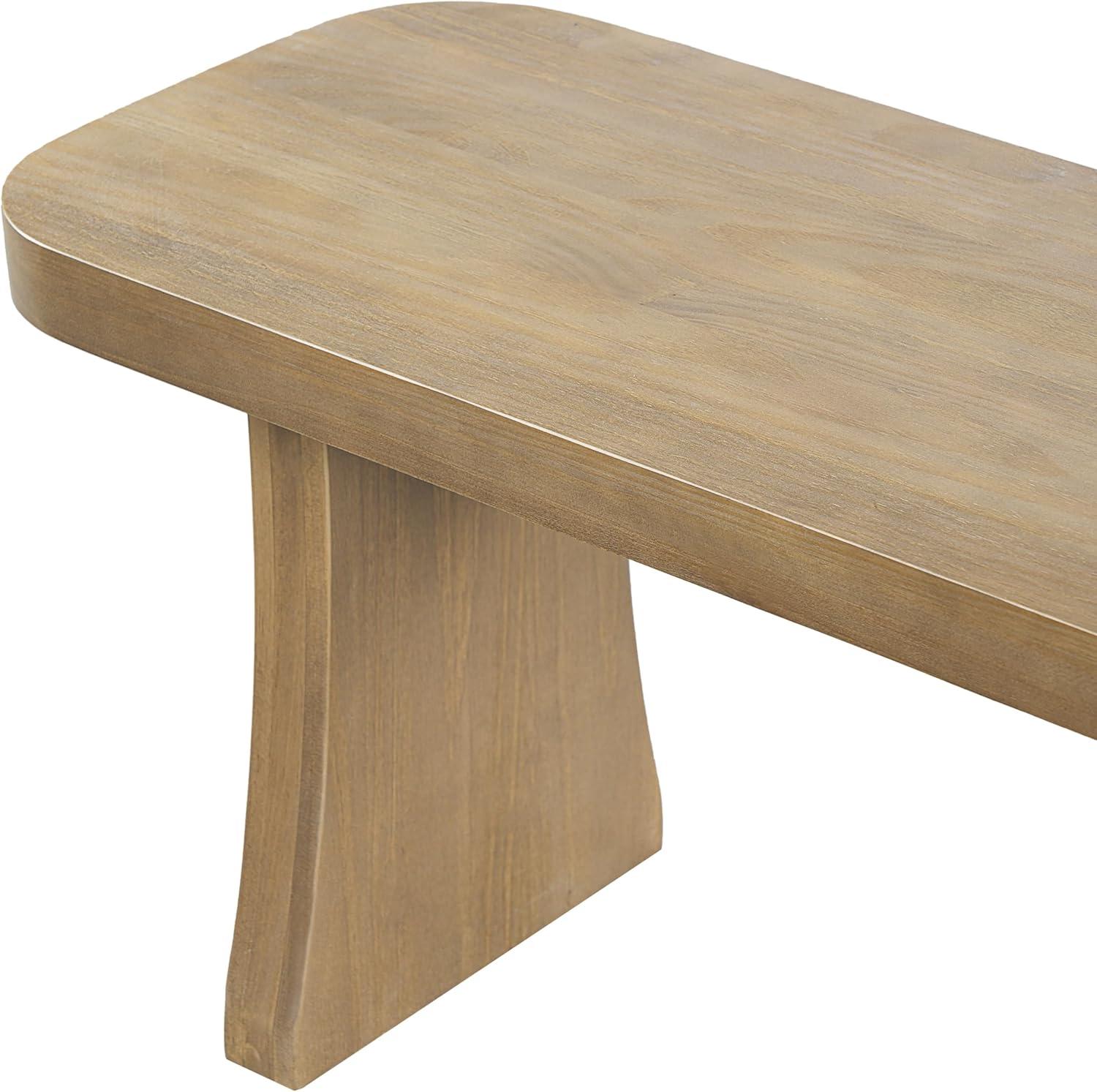 image:imageChristopher Knight Home Solley 63 Indoor Pine Dining Bench Solid Wood Bench Seat for Dining Table Rectangular Dining Seat Spacious Seating Long Footstool for Living Room Dining Room Pine Wood