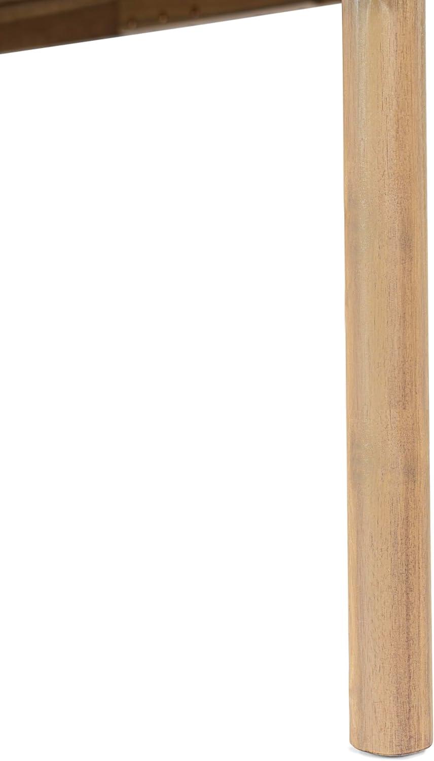 image:imageChristopher Knight Home Visola 79 Farmhouse Patio Acacia Wood Dining Table Indoor and Outdoor Dining Room Table for 8 Persons Rectangular Dining Table for BackyardGarden Light TeakLight Teak