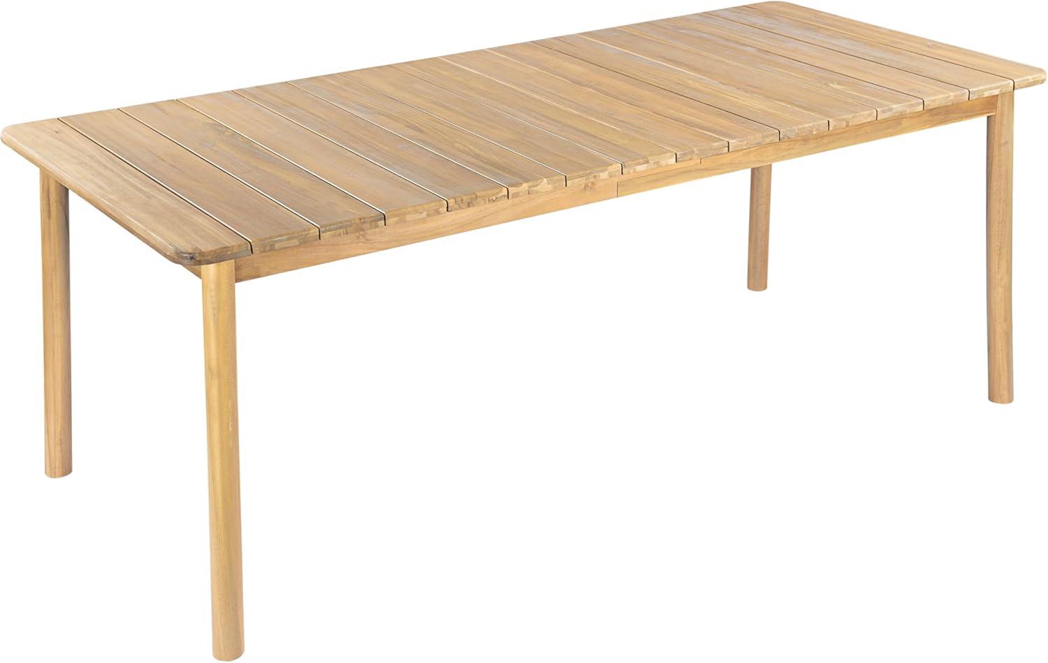 image:imageChristopher Knight Home Visola 79 Farmhouse Patio Acacia Wood Dining Table Indoor and Outdoor Dining Room Table for 8 Persons Rectangular Dining Table for BackyardGarden Light TeakLight Teak