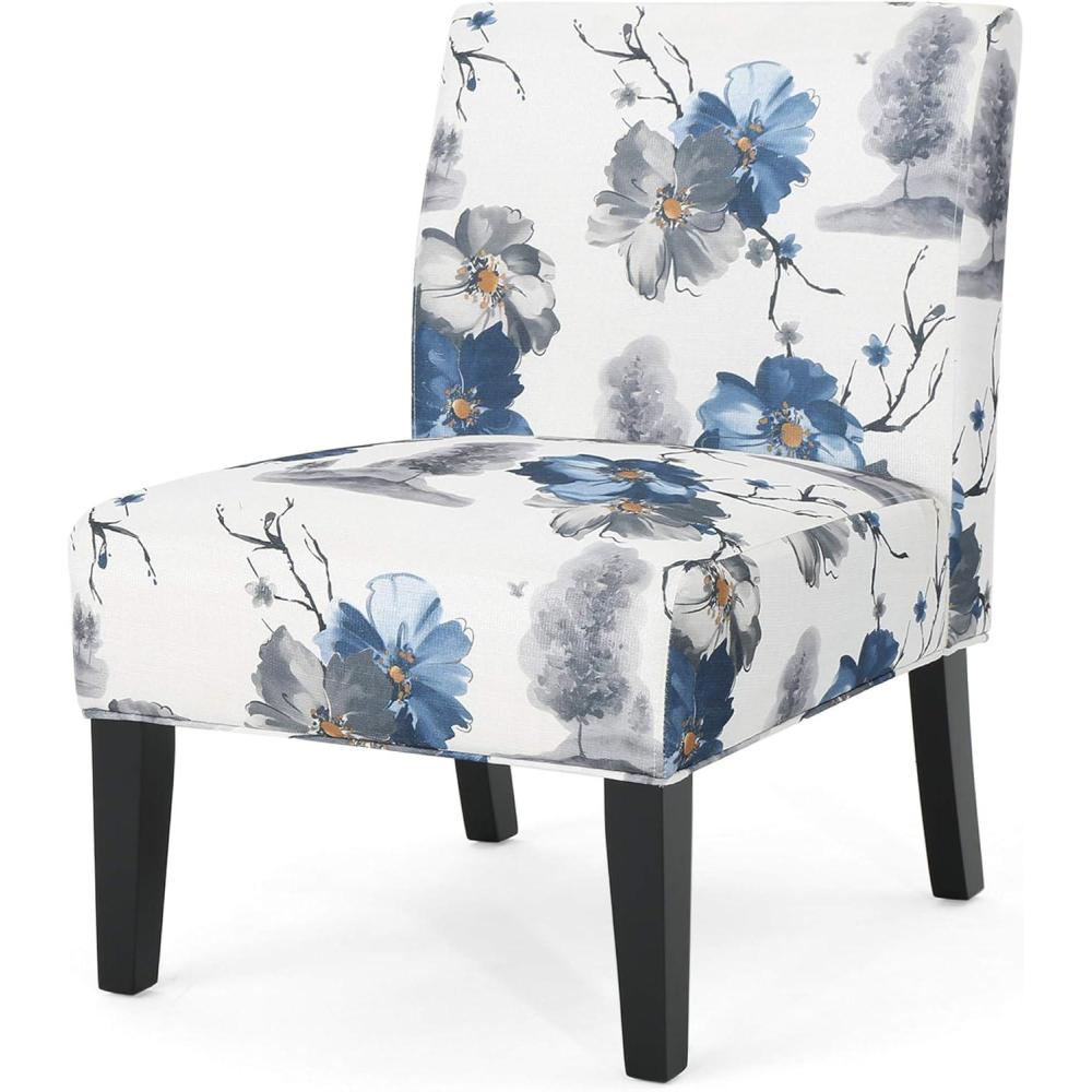 image:imageChristopher Knight Home Kassi Fabric Dining Chair Blue  NavyWhite black