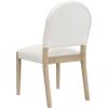 Christopher Knight Home Domira Modern Dining Table Set for 4, 5-Piece Wood Frame Dining Room Table Set, Round Kitchen Table Chairs Set of 4 with Upholstered Armless Chairs, Beige + Walnut(Beige + Light Ash + Natural)