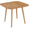 Christopher Knight Home Ekko Modern Small Dining Table, Wooden Square Dining Room/Kitchen Table with Tapered Splayed Legs, Compact Dinner Table with Faux Wood Veneer, Easy Assembly, Light Natural(Natural)