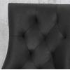 Christopher Knight Home Hayden Fabric Dining Chairs, 2-Pcs Set,Polyester, Light Grey(Black + Dark Brown)
