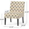 Christopher Knight Home Kassi Fabric Dining Chair, Blue / Navy(Yellow / Gray)