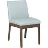Christopher Knight Home Kwame Fabric / Walnut Finish Dining Chairs, 2-Pcs Set, Dark Grey(Mint)
