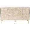 Christopher Knight Home Lona Modern Minimalist Wooden Storage Sideboard, Living Room Cupboard with Shelves, Dining Room/Kitchen Buffet Cabinet, Entryway Display Table, Home Office Decoration, Silver(Silver)