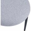 Christopher Knight Home Modern Dining Chair,Upholstered Accent Chair for Dining Room,Fabric Armchairs with Iron Legs (Set of 2), Light Gray(Light Gray)
