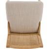 Christopher Knight Home Relinga French Country Upholstered Dining Chairs Set of 2, Wooden Dining Room Armless Chair with Cane Backrest, High Back Kitchen Side Chair, Beige+Natural(Beige+natural)