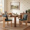 Christopher Knight Home Dagna Boucle Upholstered Dining Chairs Set of 2, Solid Wood Dining Room Chair, Modern Kitchen Side Chair with Back Pillow, Beige+Natural(Green+natural)