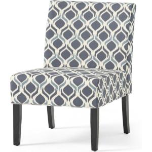 Christopher Knight Home Kassi Fabric Dining Chair, Blue / Navy(Blue / Navy)