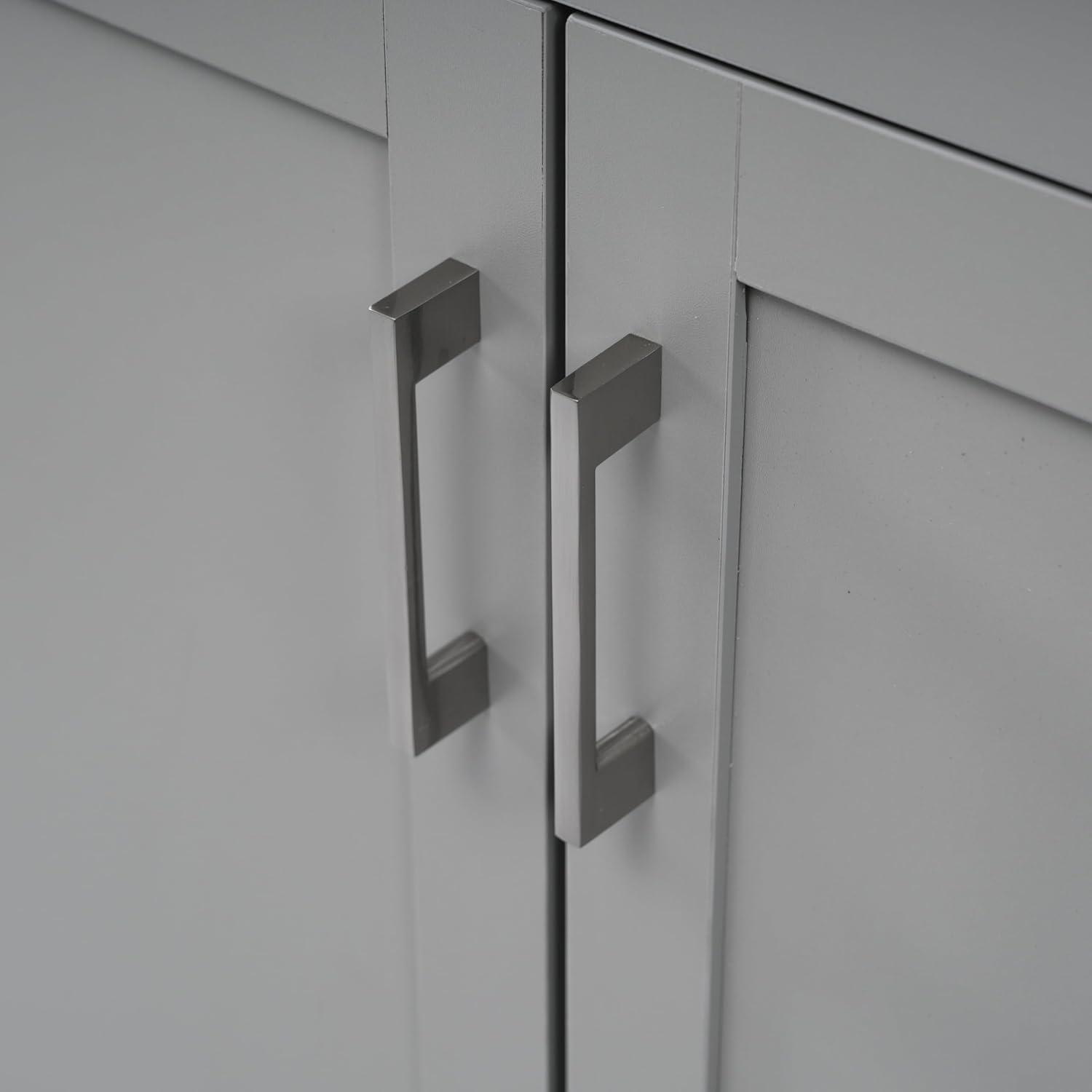 image:imageChristopher Knight Home Berkin 84 Modern Double Bathroom Vanity with Sink Combo Modern Freestanding Bathroom Sink Cabinet with Adjustable ShelfDrawer Bathroom Storage Cabinet with Sink ComboWhiteGrey