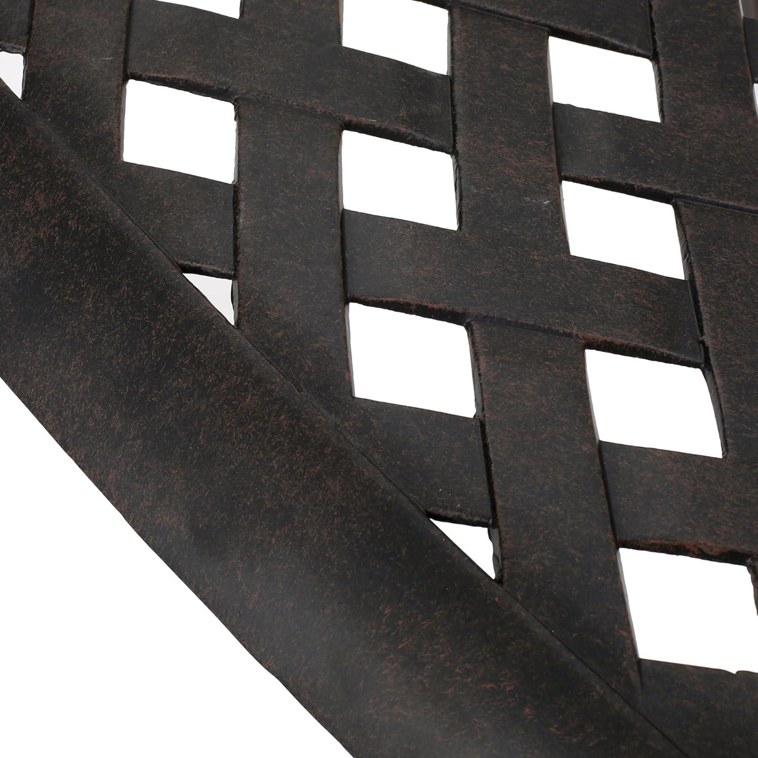 image:imageChristopher Knight Home Kai Outdoor Cast Aluminum Chat Set 3Pcs Set Bronze Finished