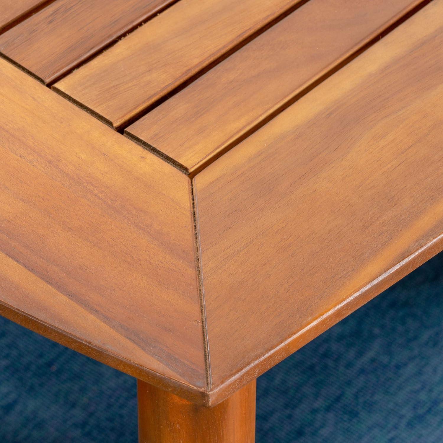 image:imageChristopher Knight Home Kally Outdoor 7 Piece Acacia Dining Set Teak Finish