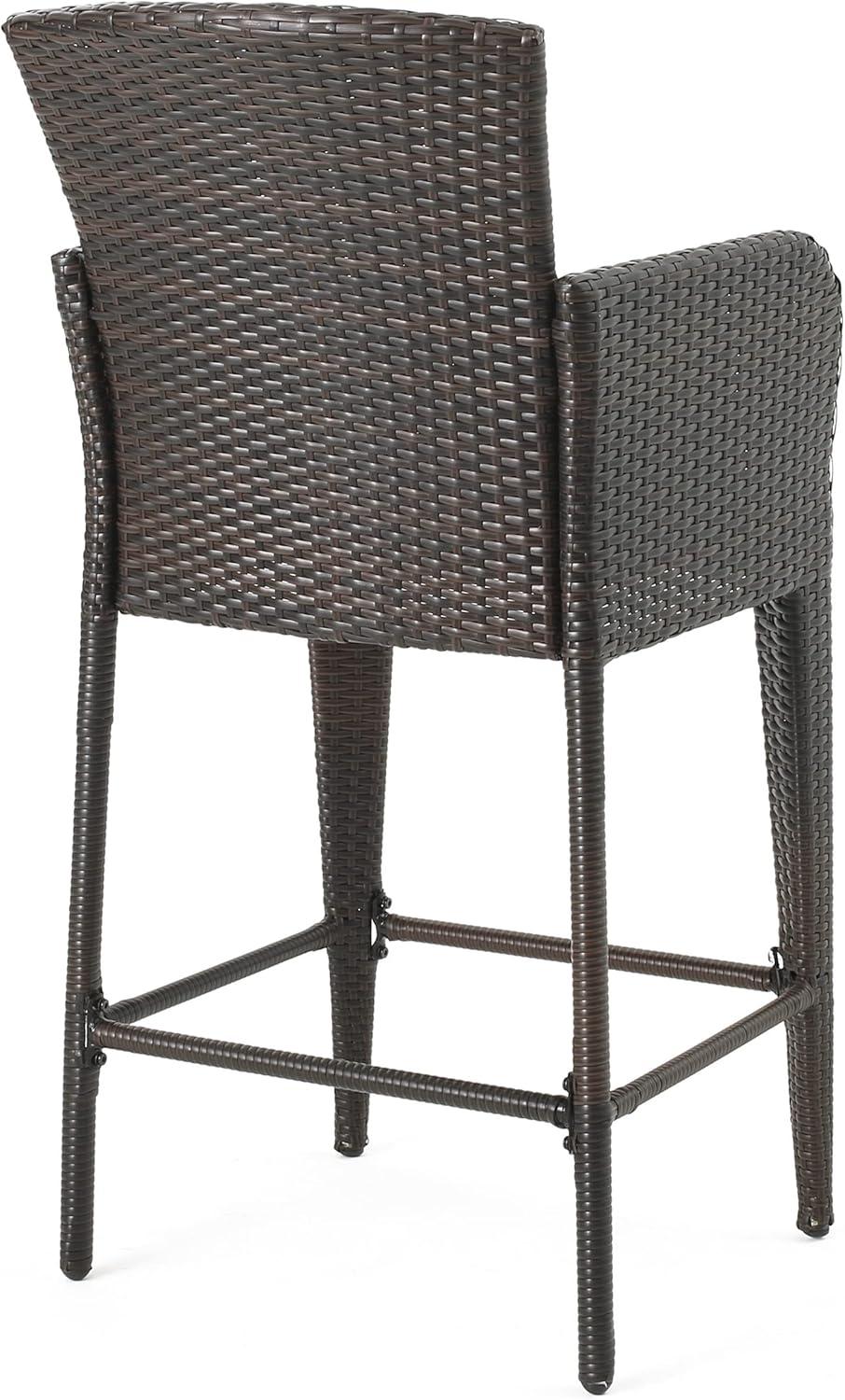 image:imageChristopher Knight Home Landis Outdoor 5 Piece MultiBrown Wicker Bar Set