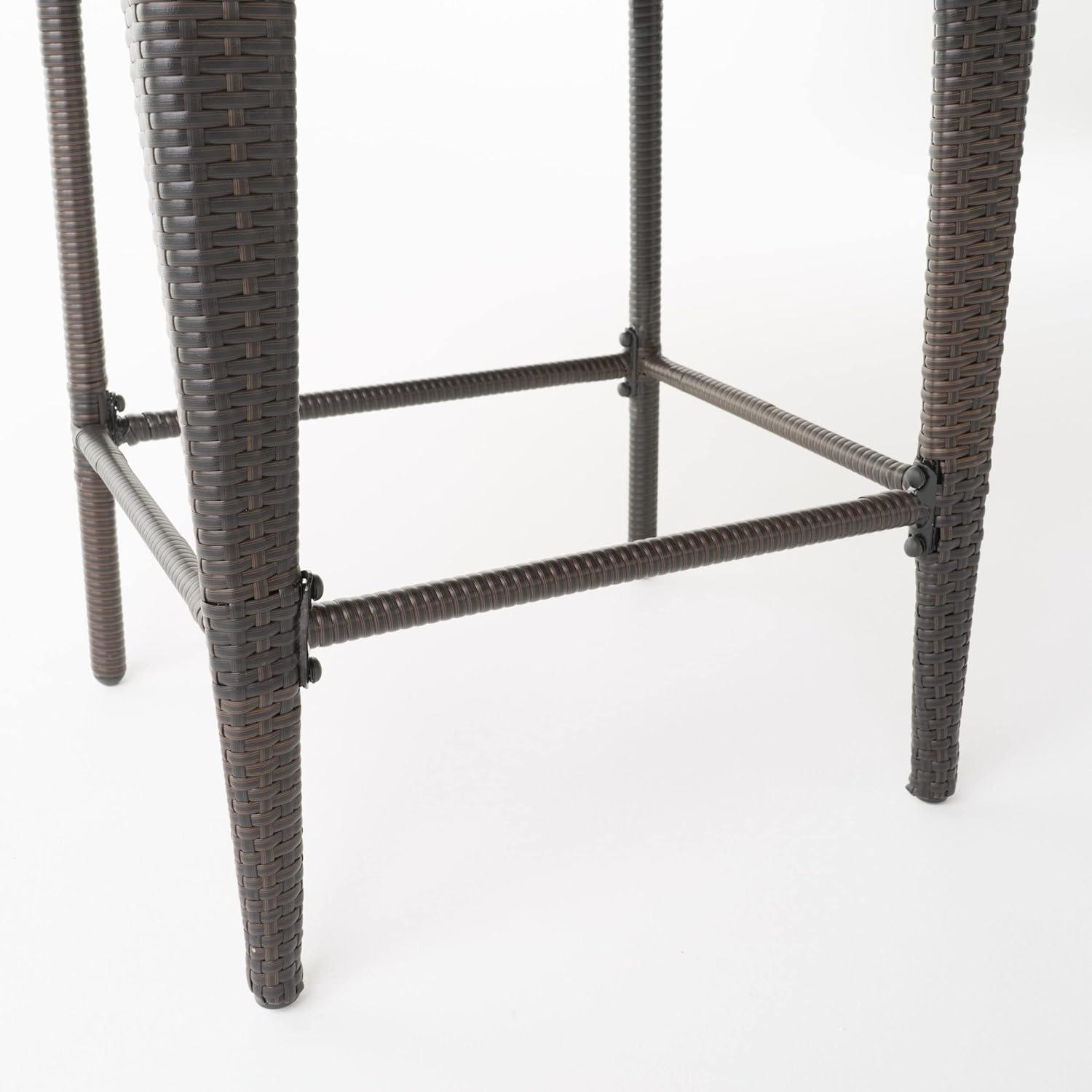 image:imageChristopher Knight Home Landis Outdoor 5 Piece MultiBrown Wicker Bar Set