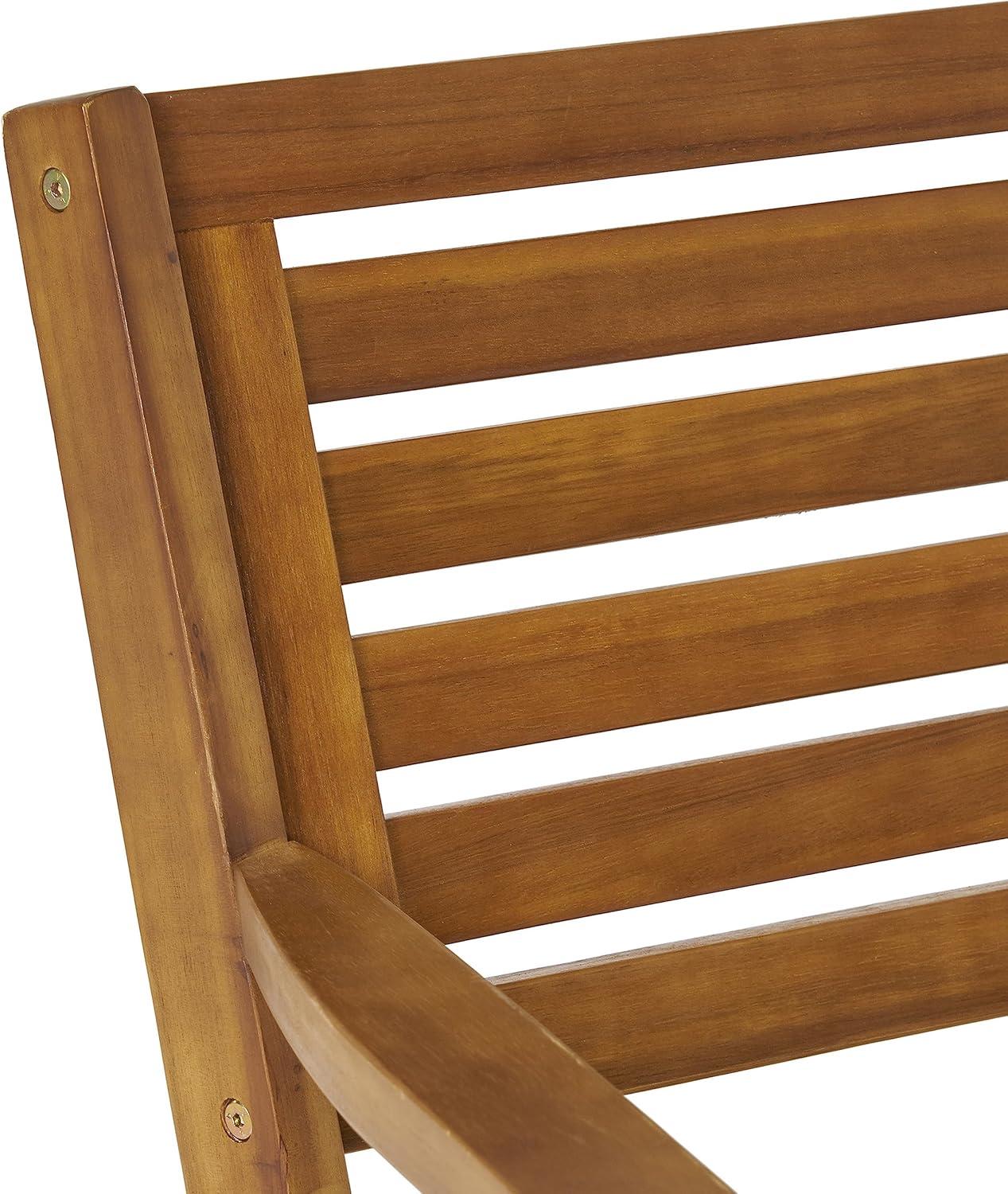 image:imageChristopher Knight Home Outdoor 6 Seater Acacia Wood Oval Dining Set with Cushions Teak and Cream