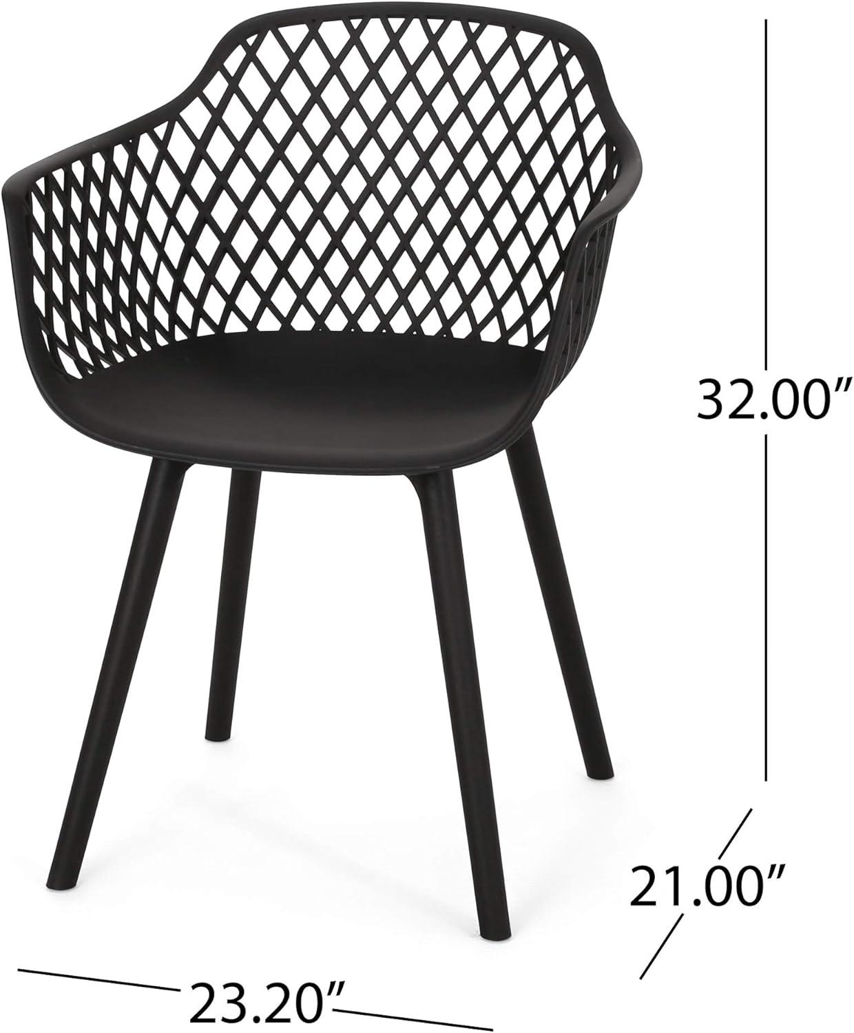 image:imageChristopher Knight Home Patrice Outdoor Dining Sets Black Sandblast Black