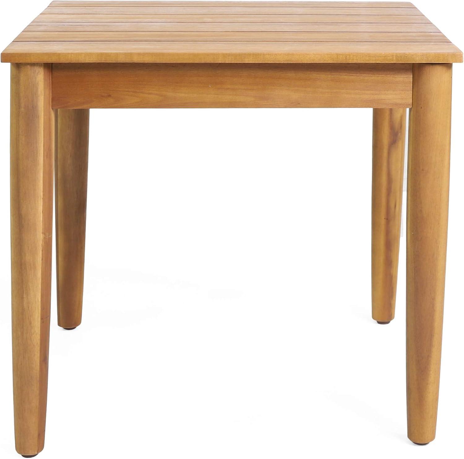 image:imageEudora Outdoor Acacia Wood 2 Seater Chat Set Teak and Dark Gray