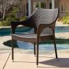 Christopher Knight Home Arden Outdoor Wicker Dining Set, 5-Pcs Set, Multibrown