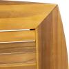 Christopher Knight Home Ashley Outdoor 7 Piece Acacia Wood Dining, Teak and Dark Gray