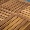 Christopher Knight Home Hermosa Acacia Dining Set, 7-Pcs Set, Teak Finish(Acacia Dining Set)