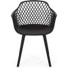 Christopher Knight Home Patrice Outdoor Dining Sets, Black + Sandblast Black