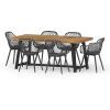 Christopher Knight Home Patrice Outdoor Dining Sets, Black + Sandblast Black