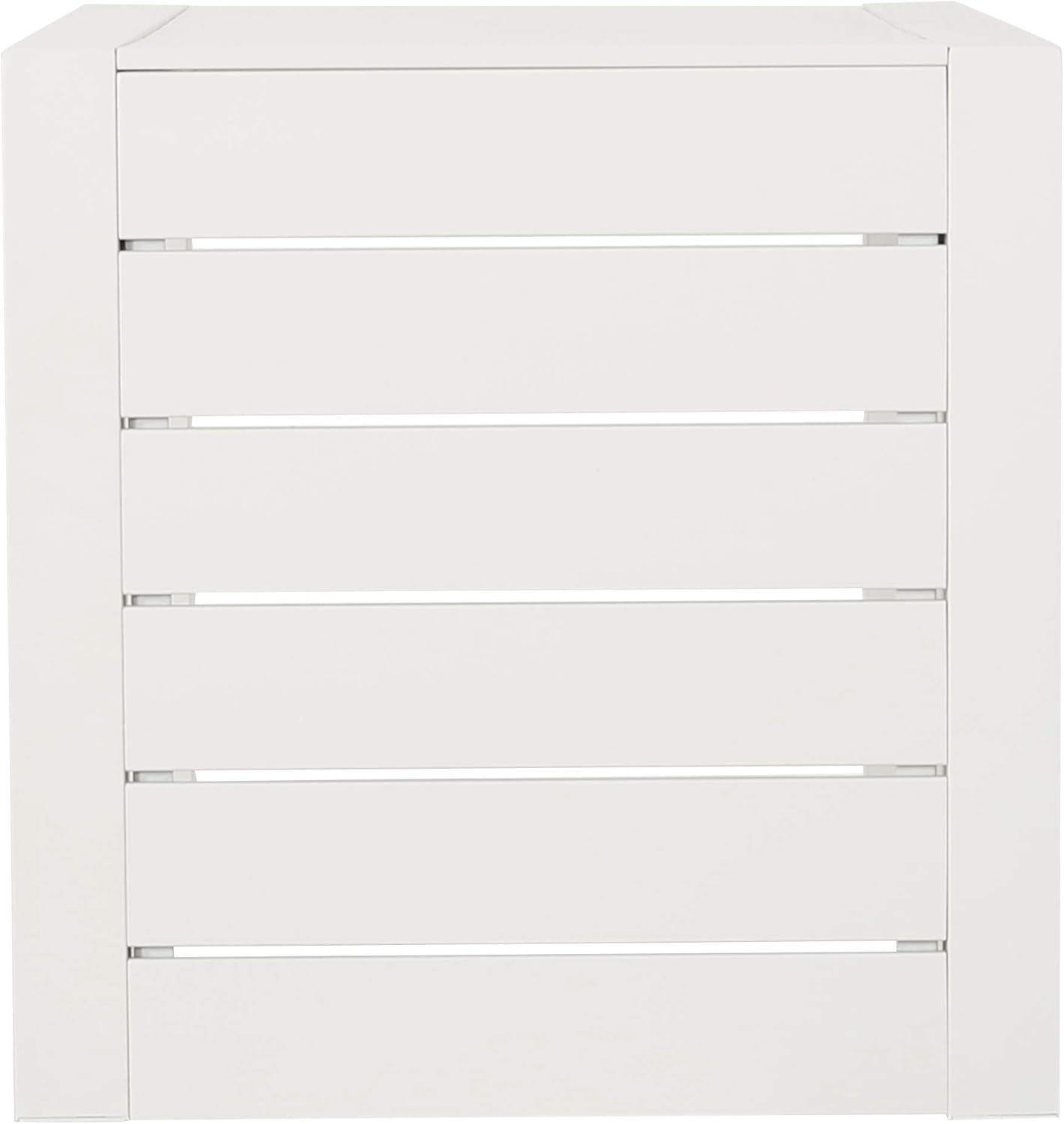 image:imageChristopher Knight Home Jesse Coral Outdoor Modern Aluminum CShaped End Table WhiteWhite