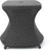 Christopher Knight Home Banta Outdoor Wicker Side Table (Grey)