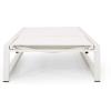 Christopher Knight Home Jerome Outdoor Aluminum Chaise Lounge with Mesh Seating, White