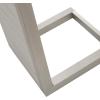 Christopher Knight Home Jesse Coral Outdoor Modern Aluminum C-Shaped End Table, White(Silver)