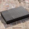 Christopher Knight Home Thira Outdoor Wicker End Table with Aluminum Frame, Mix Mocha