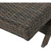 Christopher Knight Home Thira Outdoor Wicker Lounge Set with Side Table, Mix Mocha