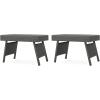 Christopher Knight Home Salem End Table, 24 “W x 16 “D x 15.75 “H, Gray