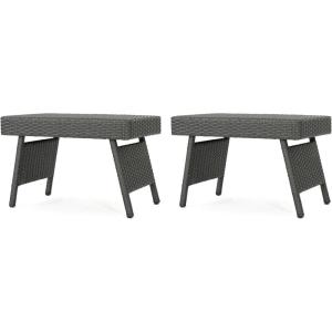Christopher Knight Home Salem End Table, 24 “W x 16 “D x 15.75 “H, Gray