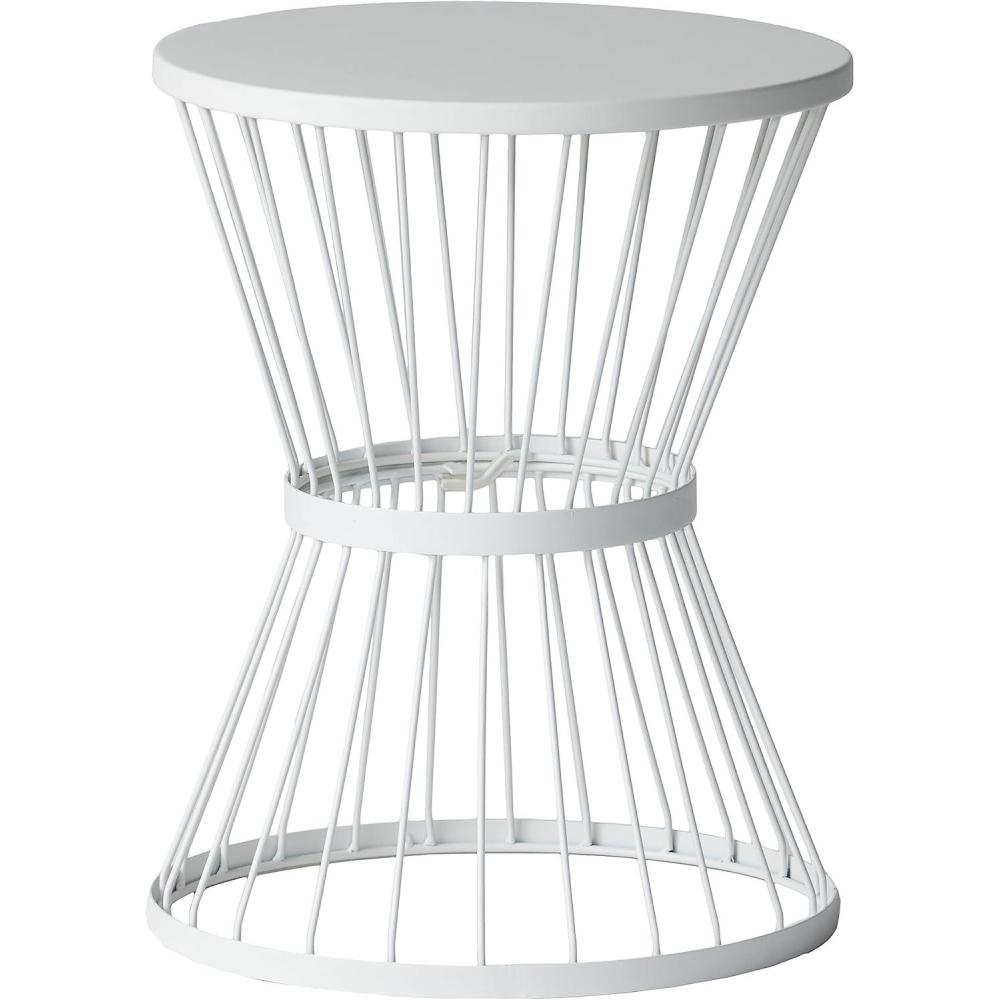 image:imageChristopher Knight Home Lassen Outdoor 16 Iron Side Table Matte White