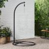 Christopher Knight Home Briggs Indoor/Outdoor Hanging Chair Stand Only – Black
