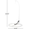 Christopher Knight Home Briggs Indoor/Outdoor Hanging Chair Stand Only – White