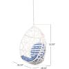Christopher Knight Home Hammock/Swing, Multi-Brown + Tan(White + Blue)