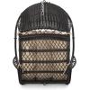 Christopher Knight Home Sidney Outdoor/Indoor Wicker Hanging Chair with 8 Foot Chain (NO Stand), Brown and Tan(Brown and Tan)