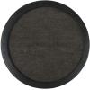 Christopher Knight Home Truda Outdoor 11 Inch Grey Finish Ceramic Tile Side Table, Black Metal
