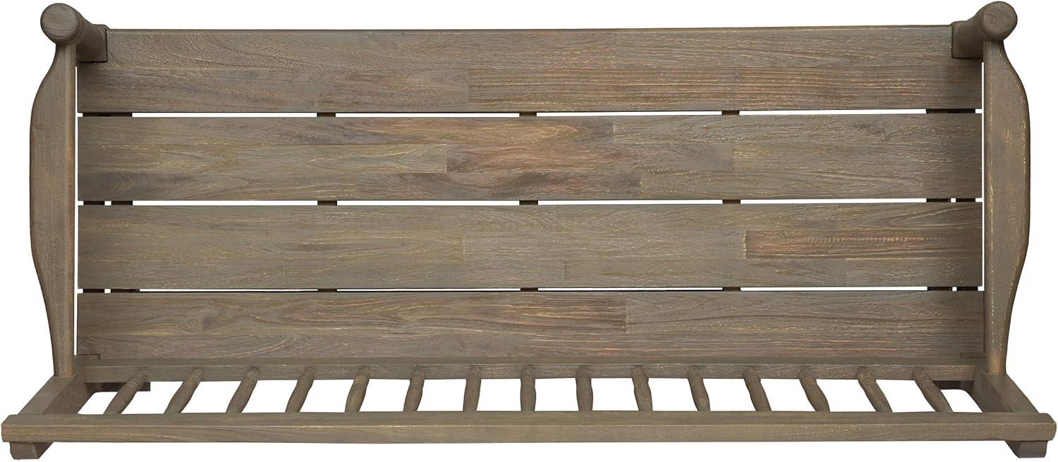 image:imageChristopher Knight Home Eddie Indoor Farmhouse Acacia Wood Bench with Shelf Gray Finish