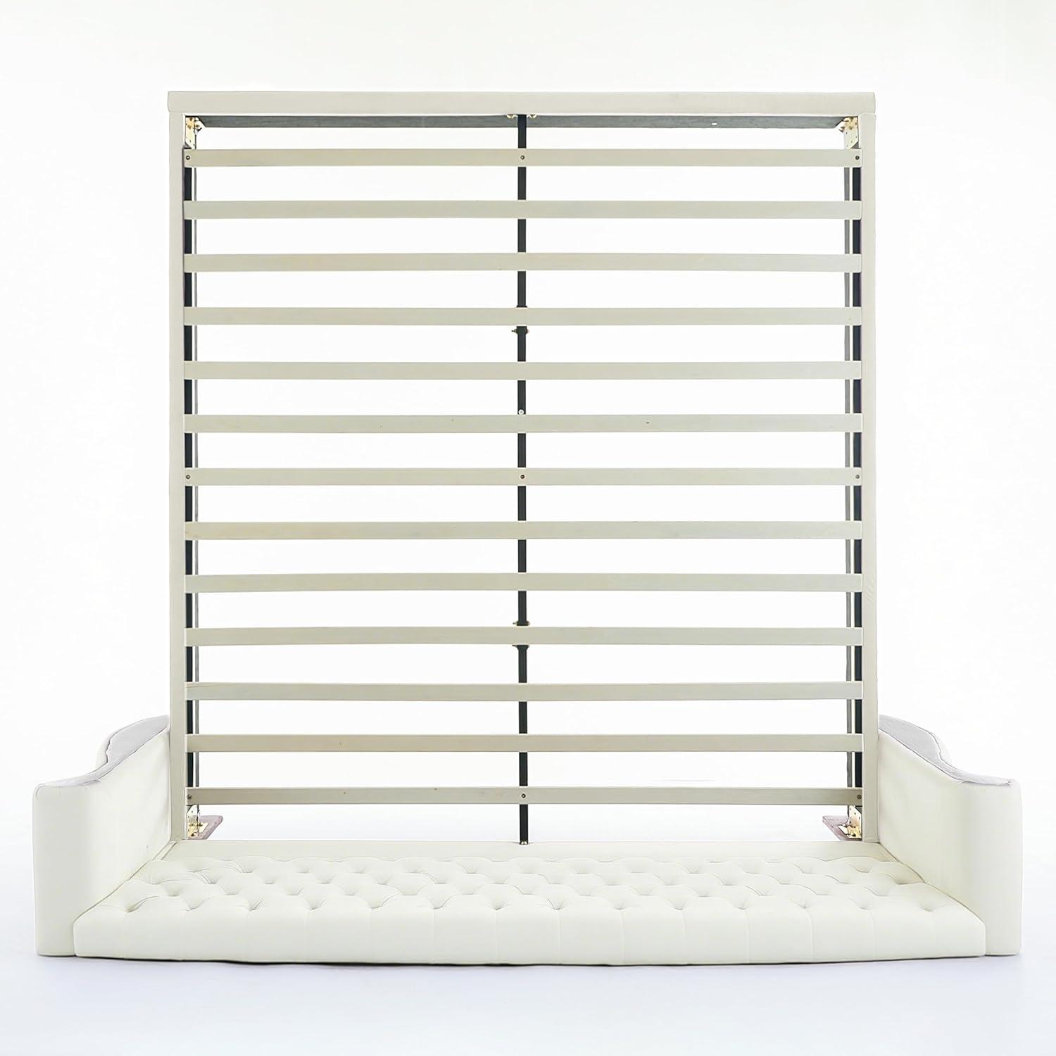 image:imageChristopher Knight Home Raelyn Velvet Upholsterted King Size Bed Frame with Headboard Rectangular King Bed Frame with Wingback Headboard Wood Platform Bed Frame No Box Spring Needed Navy BlueBeige