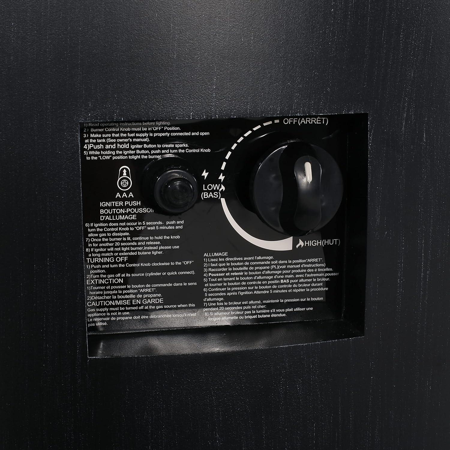 image:imageChristopher Knight Home Wellington Outdoor 40000 BTU Circular Fire Pit Brushed Black