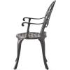 Christopher Knight Home Angeles Outdoor Cast Aluminum Bistro Furniture Set with Ice Bucket, 3-Pcs Set, Copper