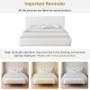 Christopher Knight Home Bettine Boucle Queen Size Bed Frame and Headboard, Upholstered Queen Size Headboard, Wooden Slat Panel Platform Bed, Brown Wood Leg, No Box Spring Needed, Easy Assembly, White(Natural Wood Leg)