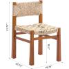 Christopher Knight Home Dudu 9-Piece Outdoor Dining Set Acacia Wood, Expandable Table with Umbrella Hole and 8 Wicker Chairs, Patio Dining Furniture Set for Garden/Backyard, Light Grey+Teak+Natural(Light Grey 7 Piece)