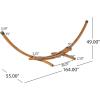 Christopher Knight Home Richardson Larch Hammock Base (Base Only), Teak